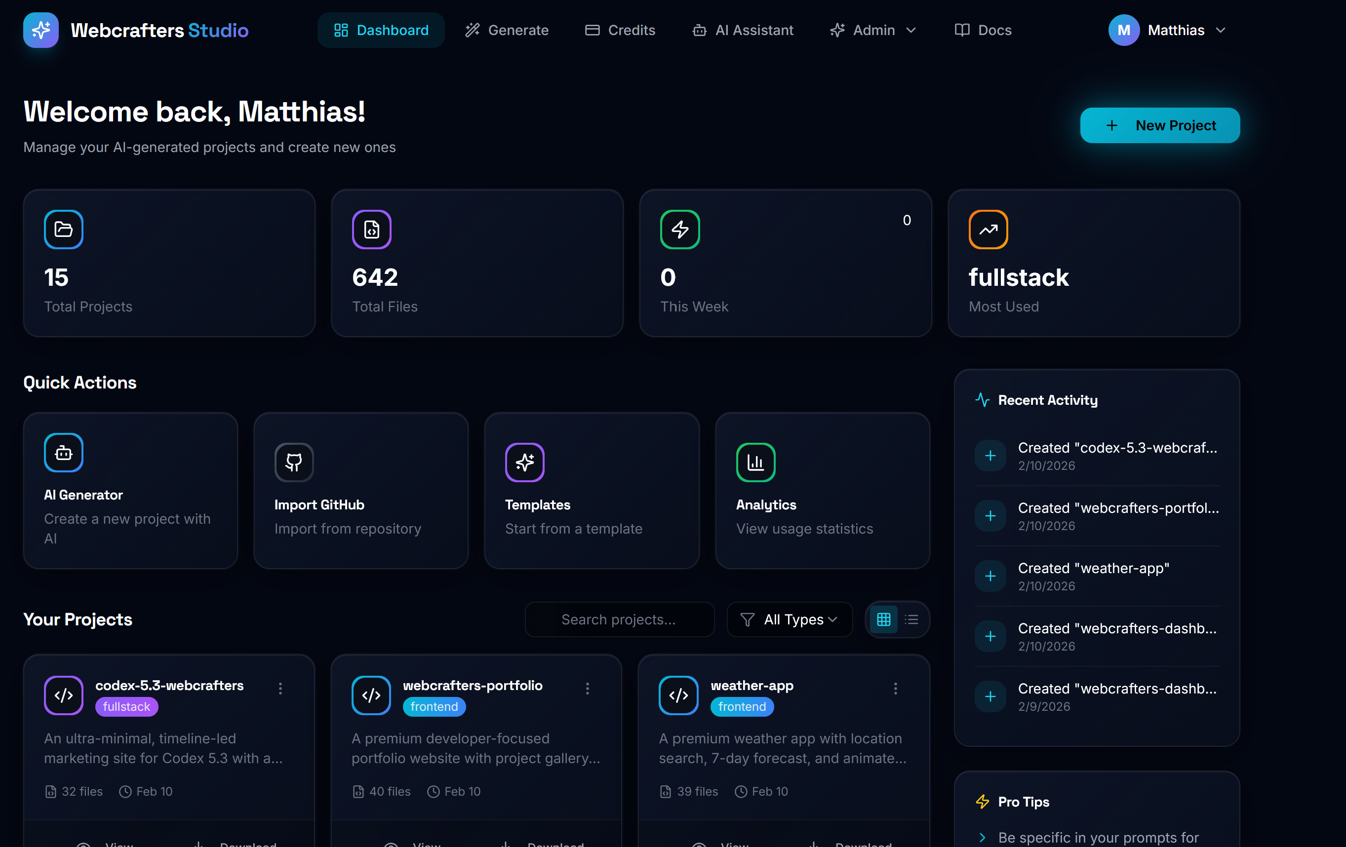 Studio Webcrafters preview